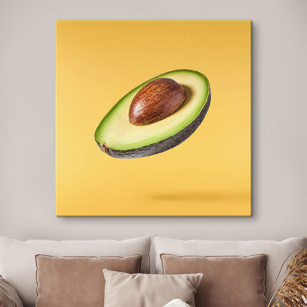 An avocado cut in half An avocado cut in half
