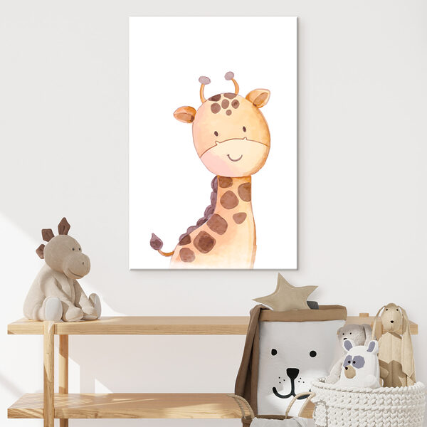O girafă cu un fundal alb O girafă cu un fundal alb