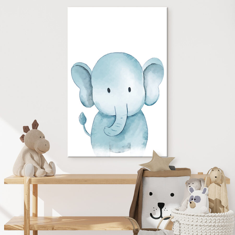 Tablouri Un desen animat cu un elefant - imagine 3