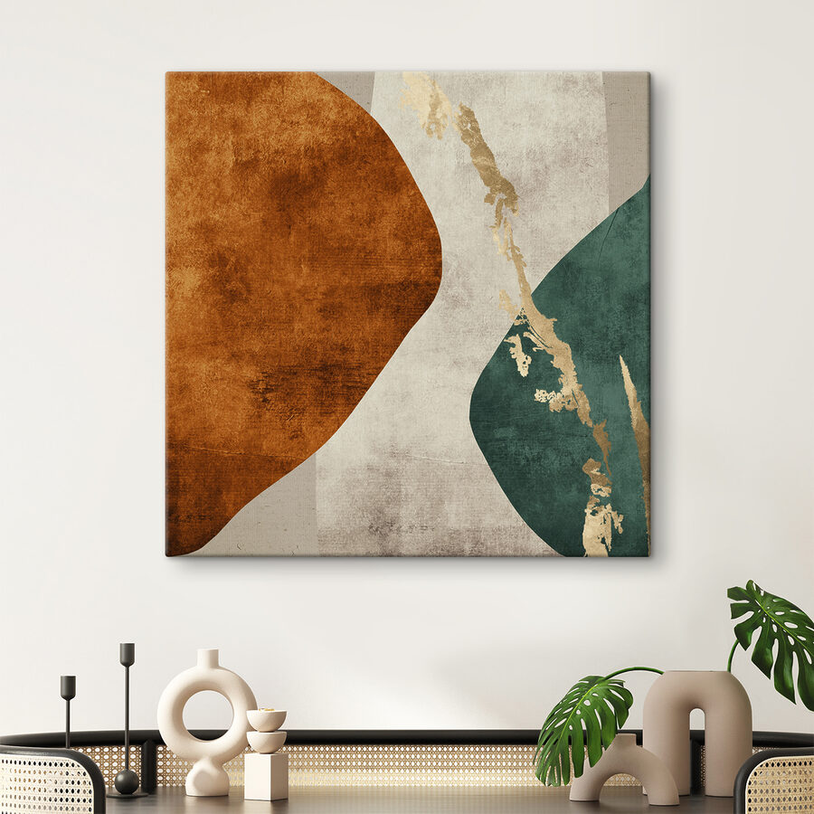 O piesă de artă cu un design colorat