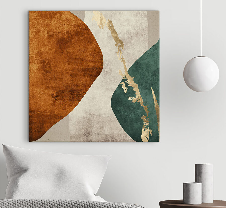 O piesă de artă cu un design colorat