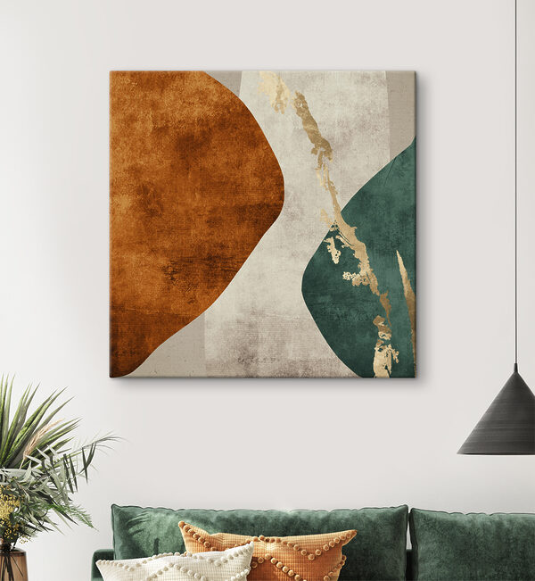 O piesă de artă cu un design colorat O piesă de artă cu un design colorat
