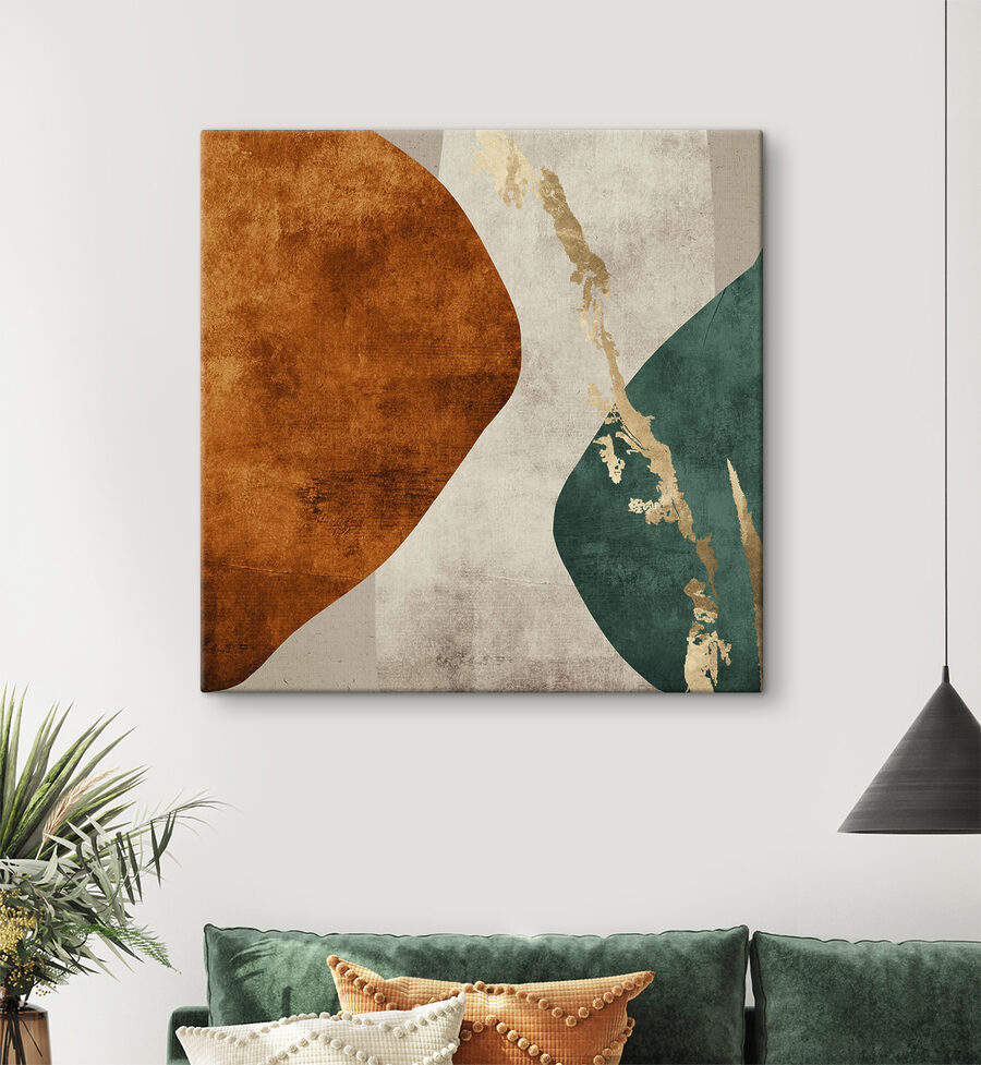 O piesă de artă cu un design colorat
