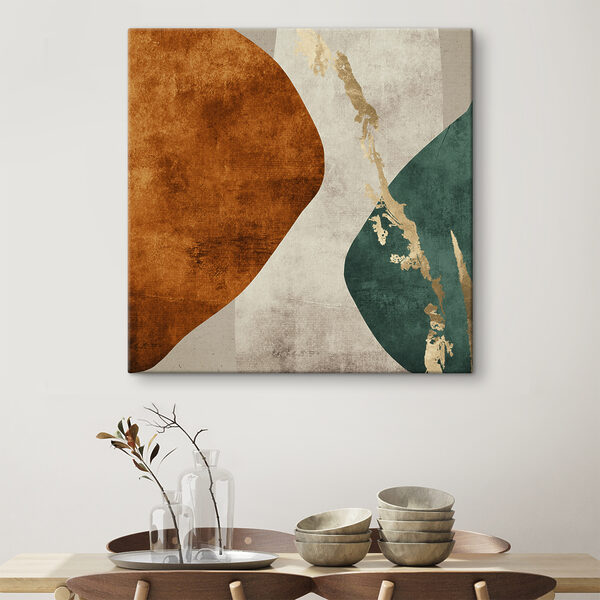 O piesă de artă cu un design colorat O piesă de artă cu un design colorat