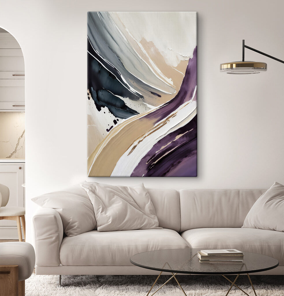 A close up of a painting A close up of a painting