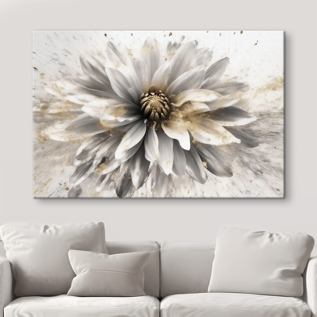 Elegant flower in soft tones