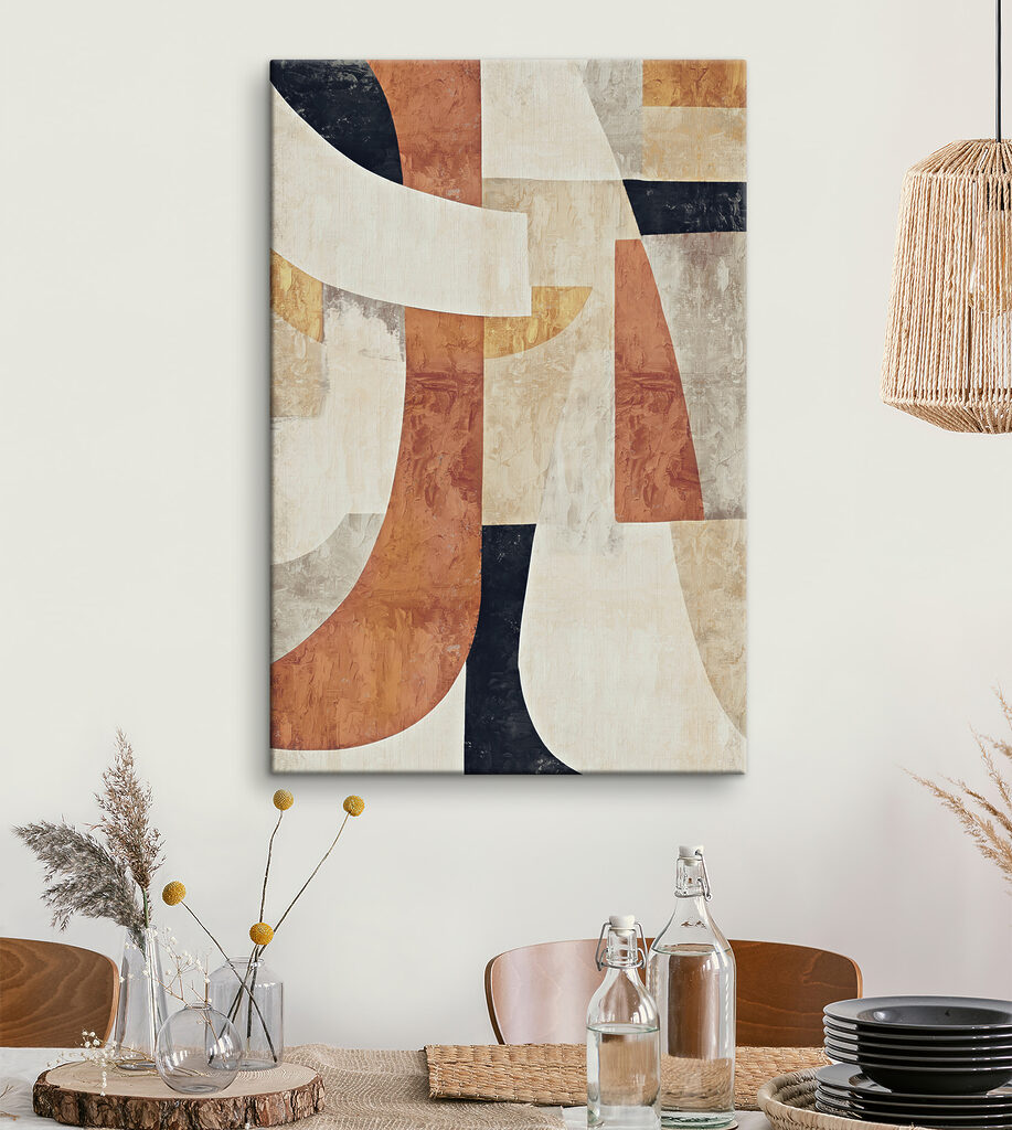 A painting of different colors