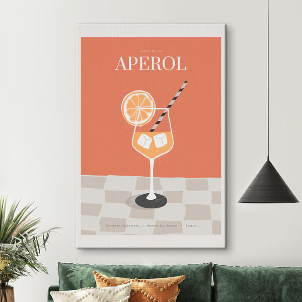 Un poster cu o băutură Un poster cu o băutură