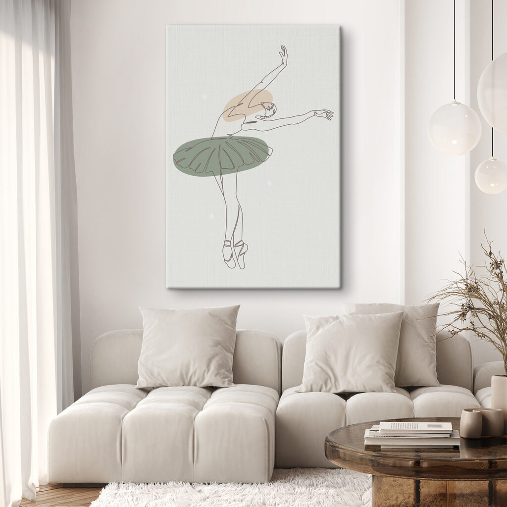 A drawing of a ballerina A drawing of a ballerina