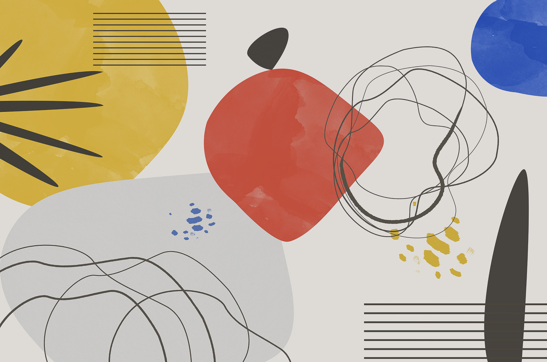 w00514p - O piesă de artă colorată cu linii și cercuri - tegory