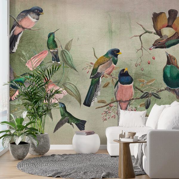 w00543pig24ms 600x600 - Un grup de păsări pe o ramură - tegory