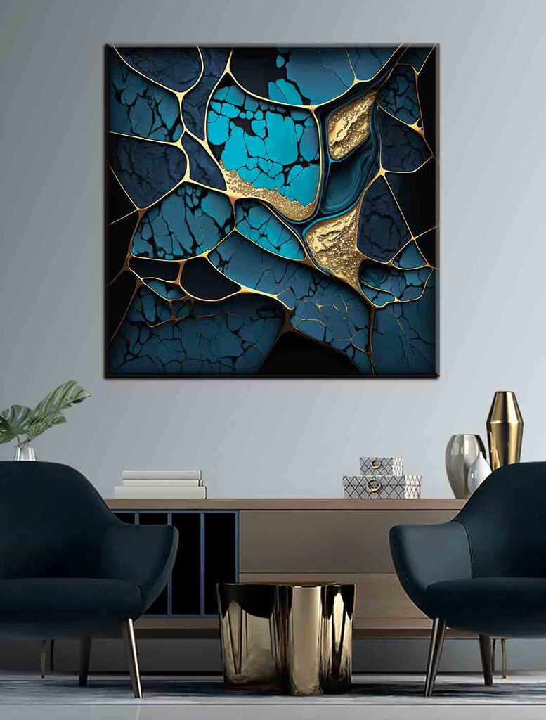 Eleganță abstractă turcoaz și bronz s35415pig10m 777x1024 - Eleganță abstractă turcoaz și bronz