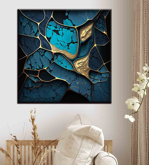 Eleganță abstractă turcoaz și bronz s35415pig71 600x662 - Eleganță abstractă turcoaz și bronz