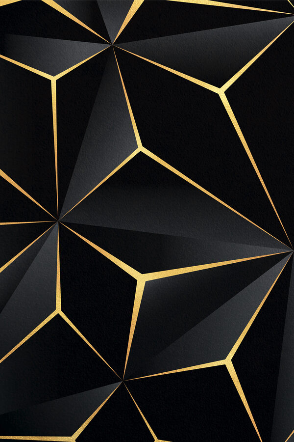Design geometric negru elegant cu accente Design geometric negru elegant cu accente
