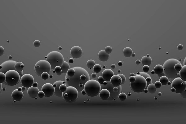 Un grup de bile negre Un grup de bile negre