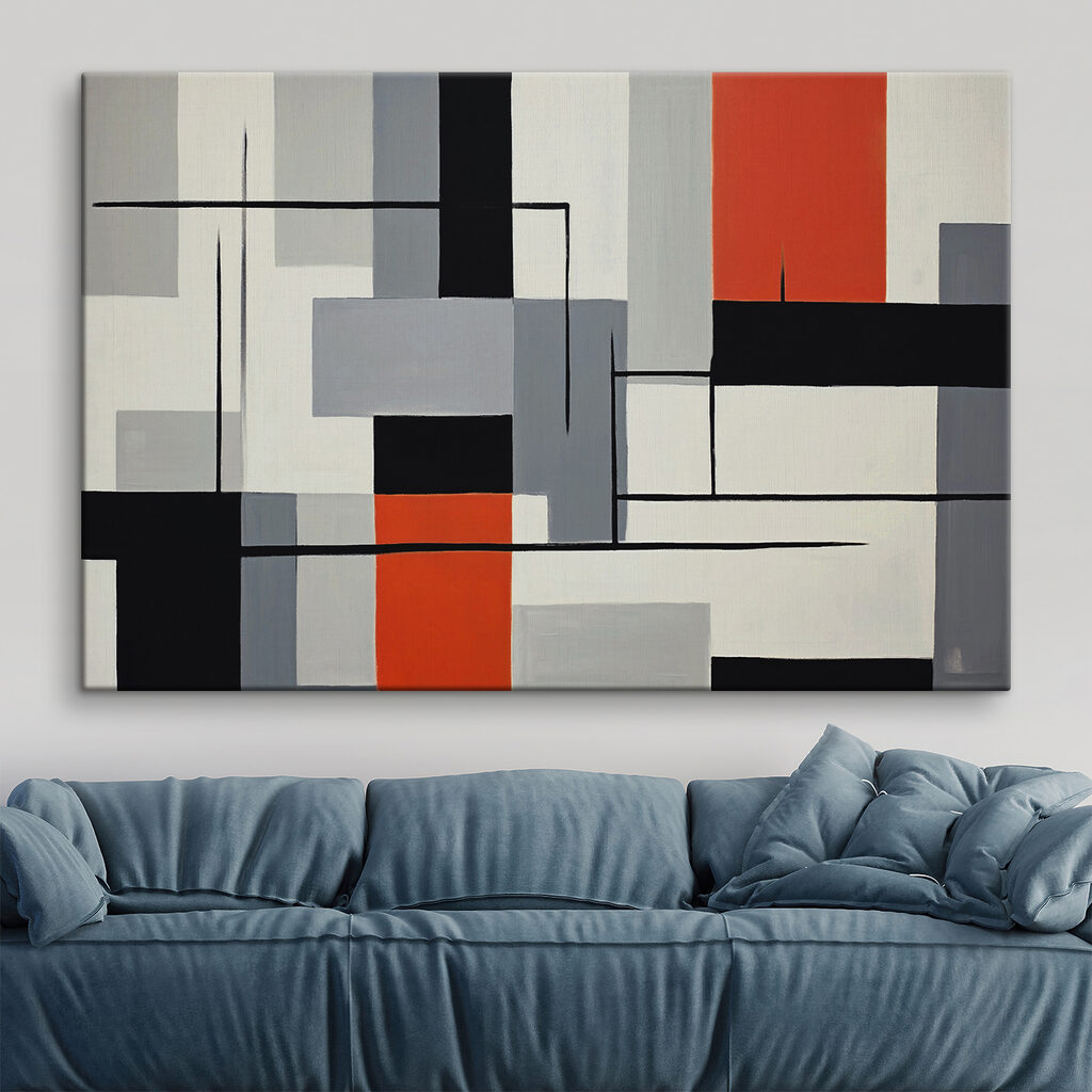 s37278pig107 1024x1024 - O pictură de un negru roșu și alb dreptunghiuri dreptunghiuri - tegory