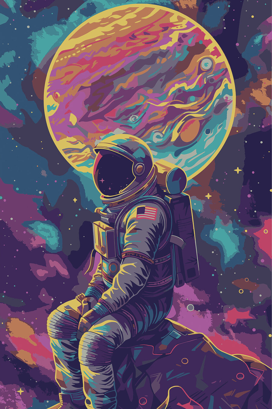 Un astronaut în spațiu
