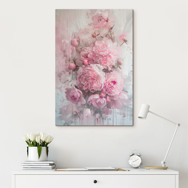 Un buchet de flori roz Un buchet de flori roz