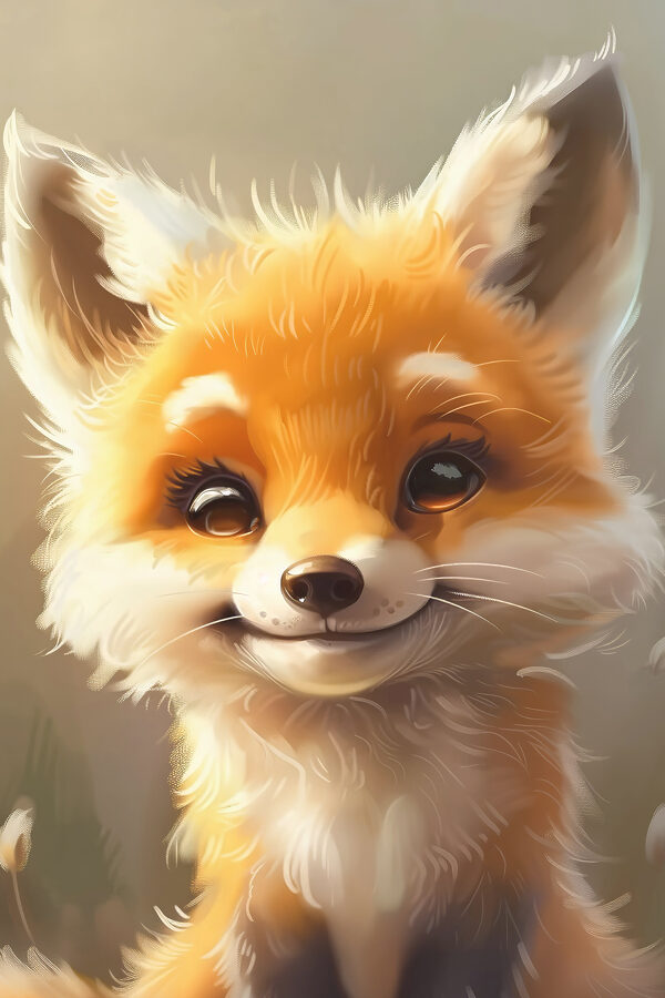 Un desen animat de o vulpe Un desen animat de o vulpe