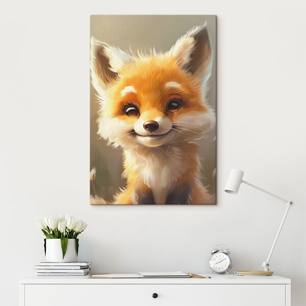 Un desen animat de o vulpe Un desen animat de o vulpe