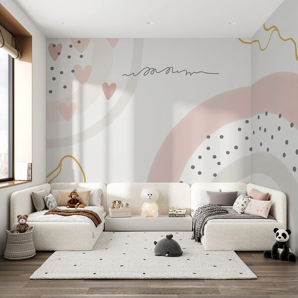 Un fundal alb cu cercuri și puncte roz și gri u99373pir8ms 600x600 - Un fundal alb cu cercuri și puncte roz și gri - tegory