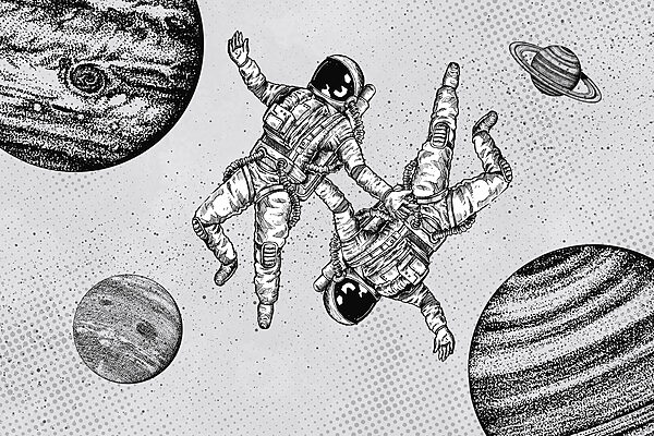 w00630p 600x400 - Un desen de astronauți în spațiu - tegory