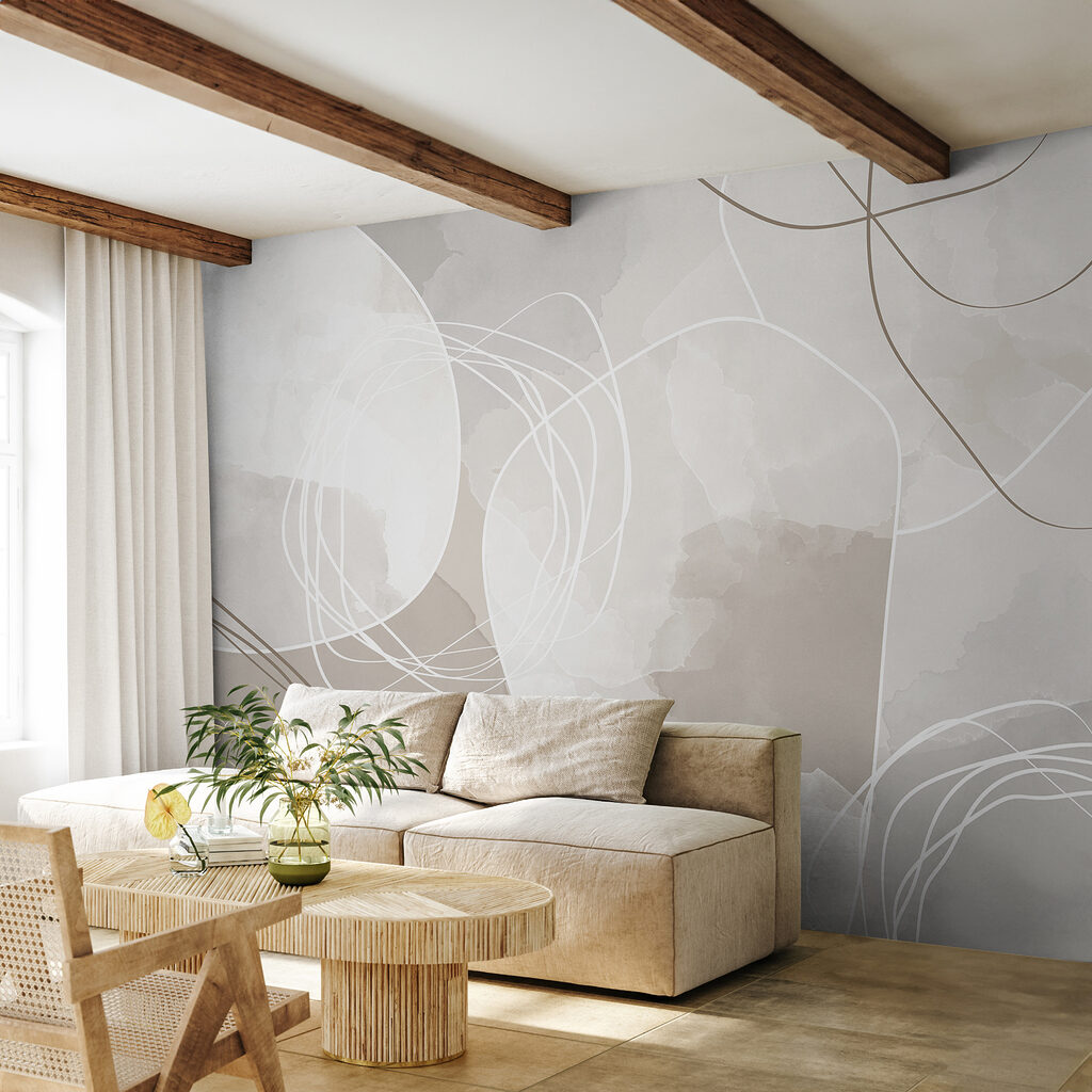 A white and gray background with circles and lines