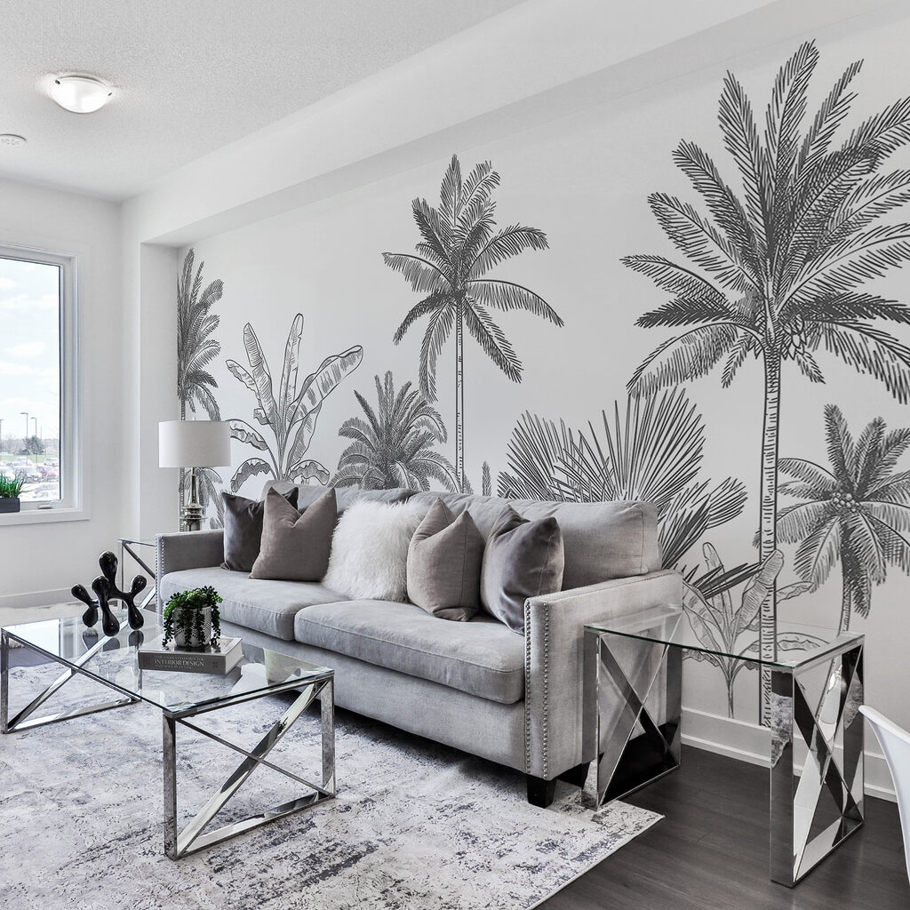 A group of palm trees