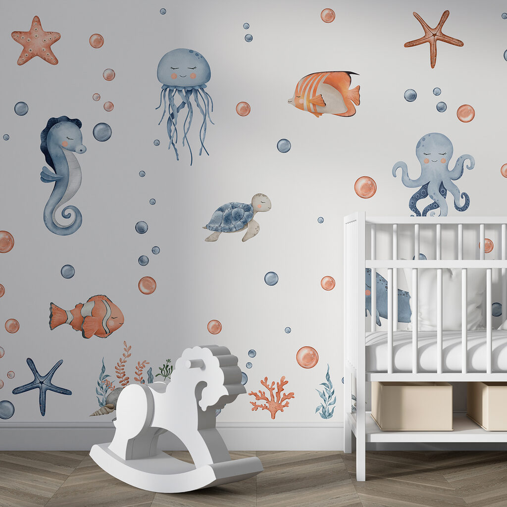 A group of sea animals