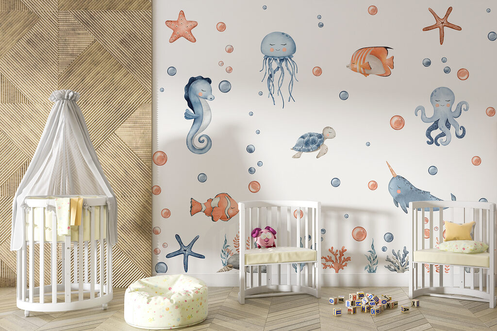 A group of sea animals