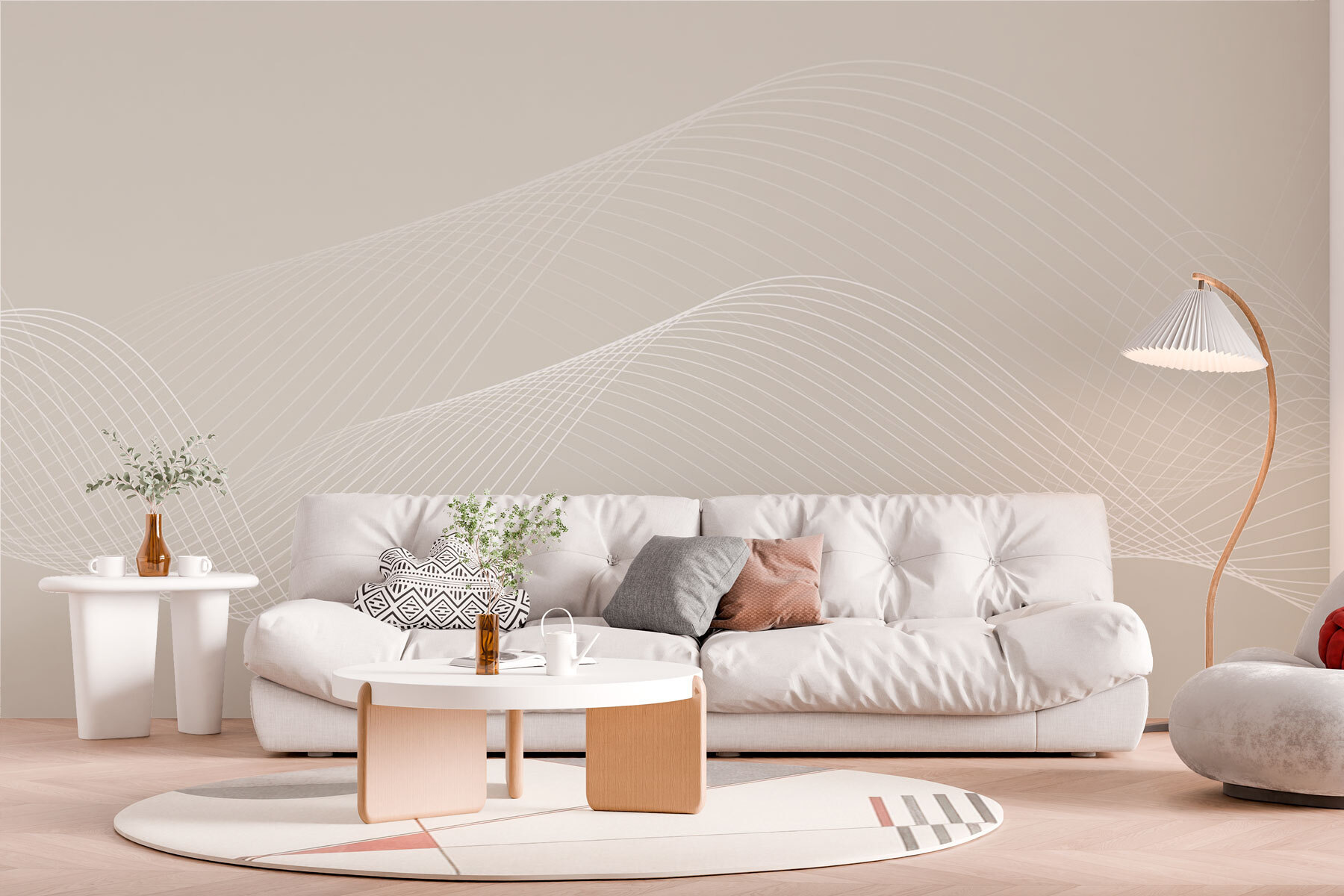 A white lines on a gray background A white lines on a gray background