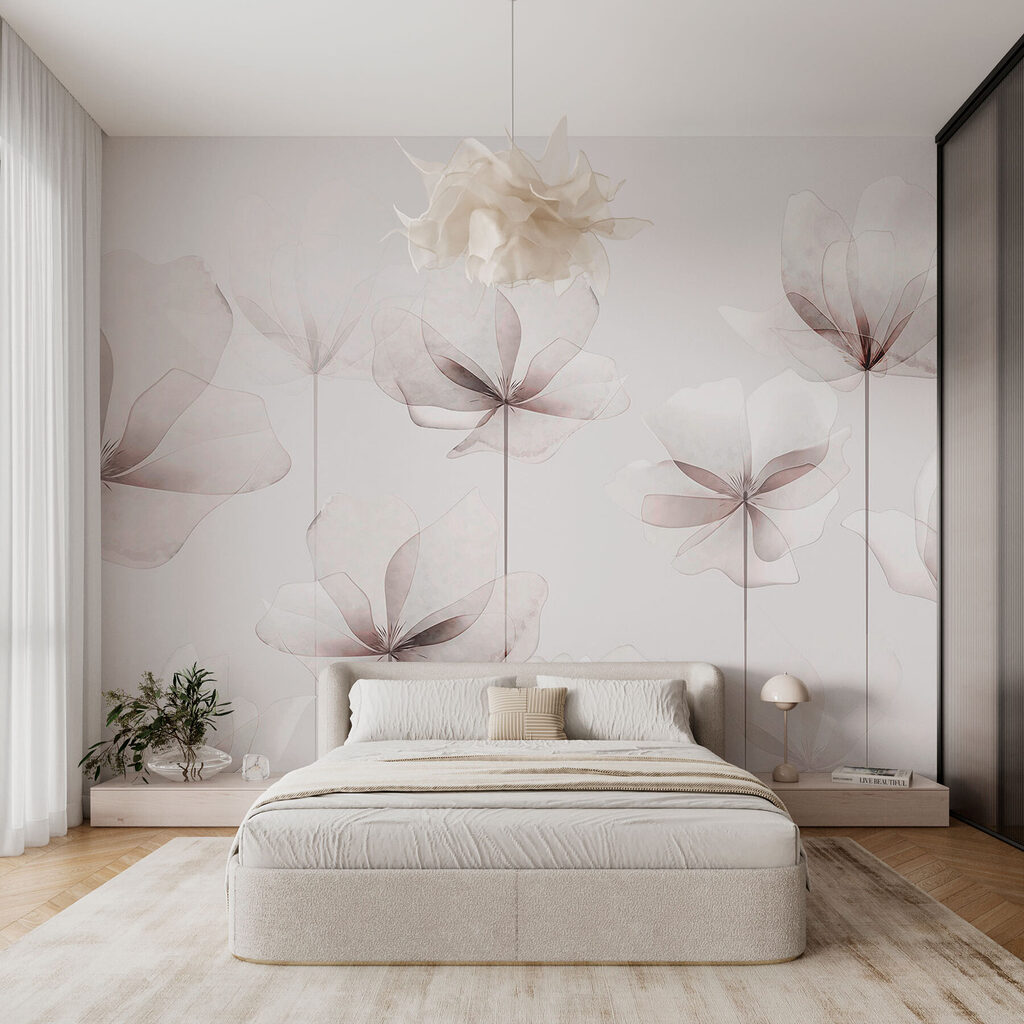 A group of white flowers