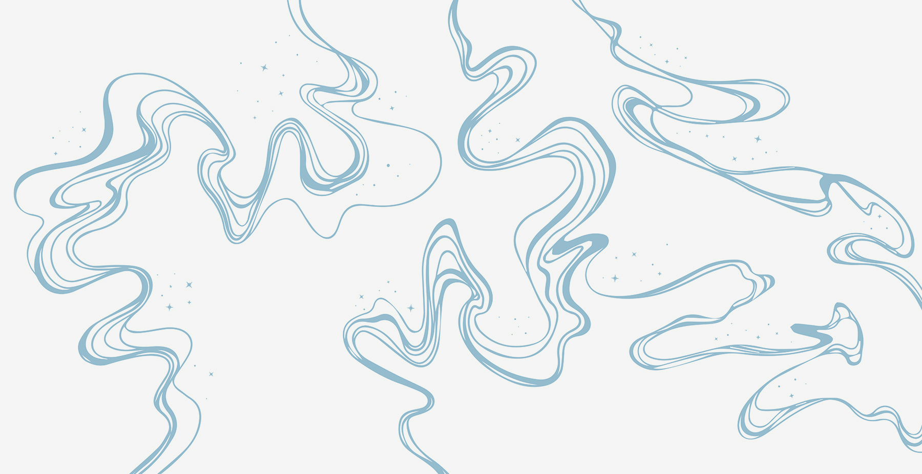 A white background with blue lines