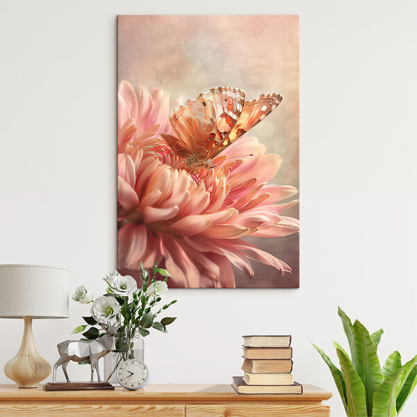 A butterfly on a flower A butterfly on a flower