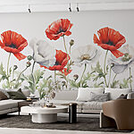 Fototapet O apropiere de flori