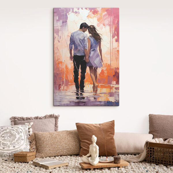 A man and woman holding hands A man and woman holding hands