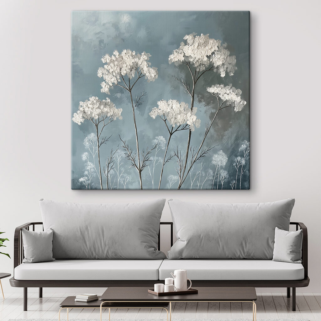 A group of white flowers