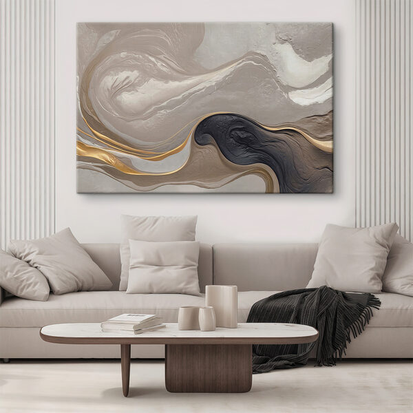 Vârtejuri abstracte curgătoare în tonuri de pământ s39088pig104 600x600 - Vârtejuri abstracte curgătoare în tonuri de pământ