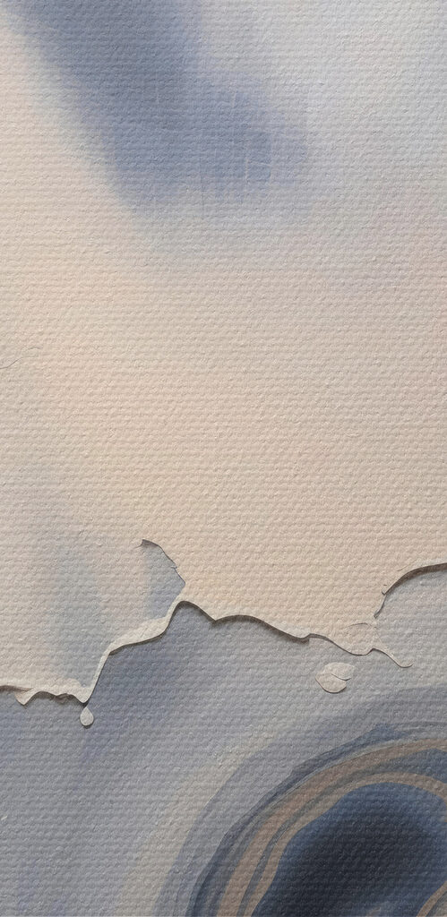 A close up of a painting A close up of a painting