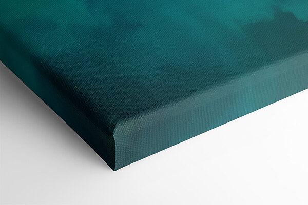 Abstract art with vibrant teal hues Abstract art with vibrant teal hues