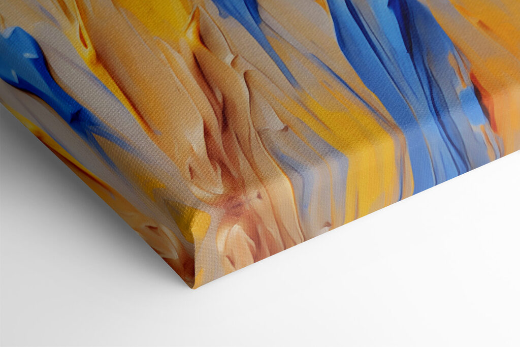 Vibrant colors create bold expression