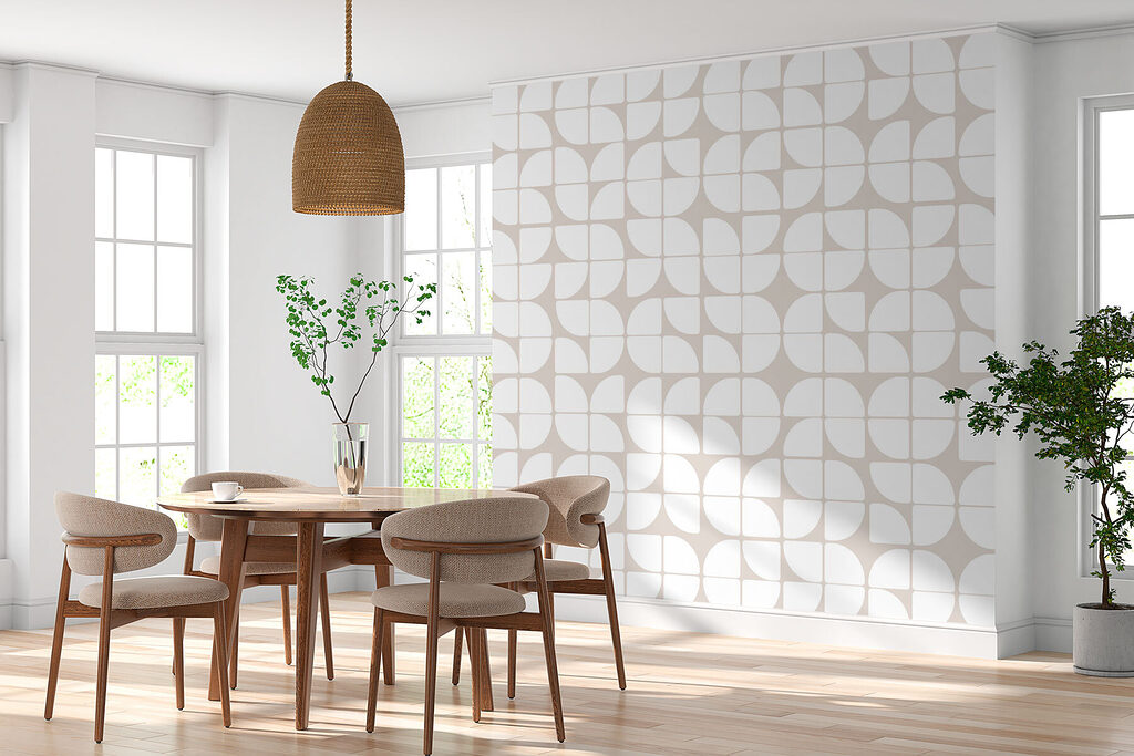 A pattern of circles and lines A pattern of circles and lines