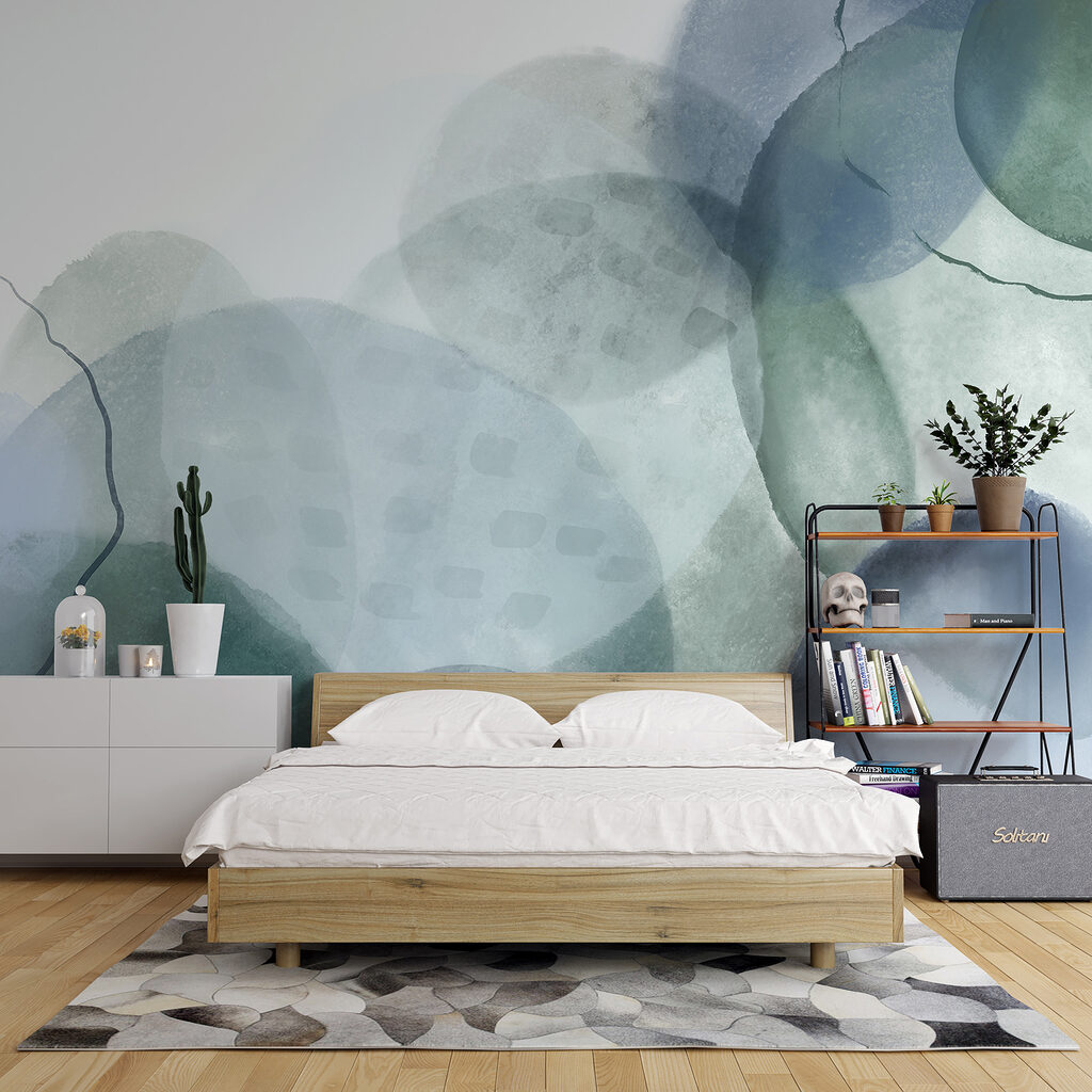 Close up of a painting