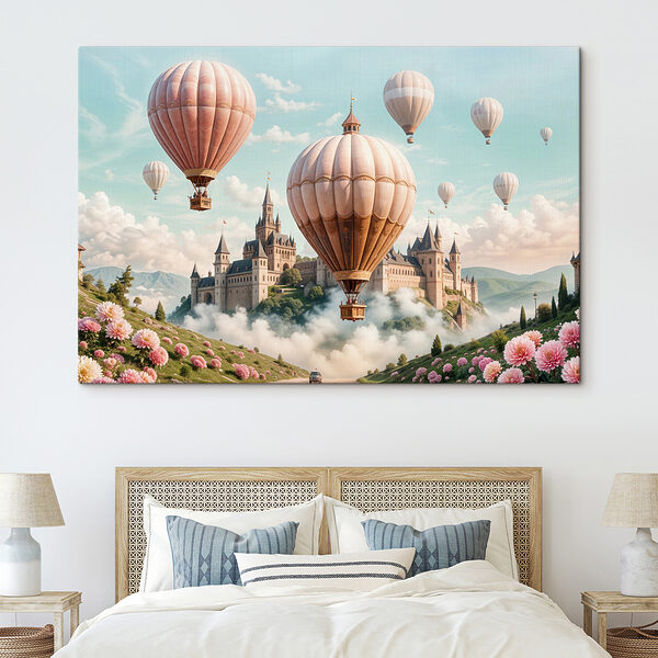 Castel cu baloane cu aer cald Castel cu baloane cu aer cald