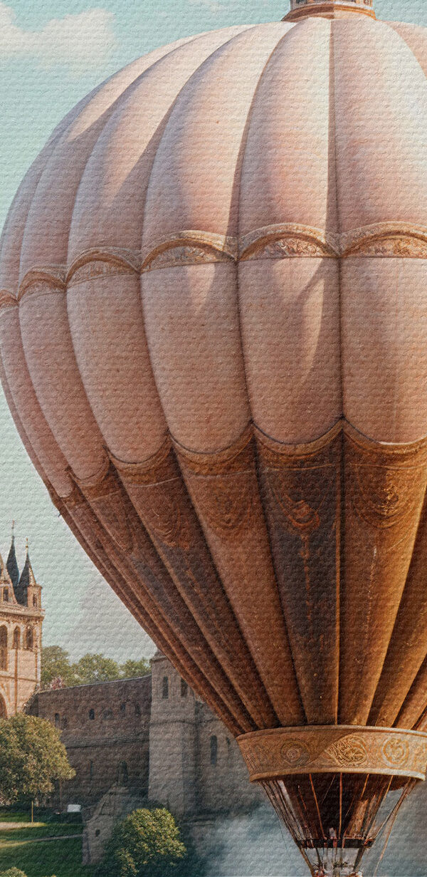Castel cu baloane cu aer cald Castel cu baloane cu aer cald