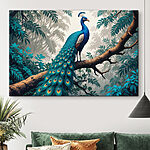 Tablouri Păun pe o ramură de copac