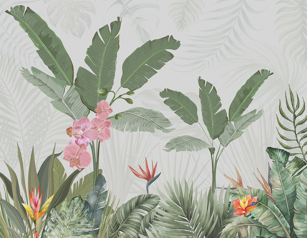 Wallpaper cu flori și plante Wallpaper cu flori și plante