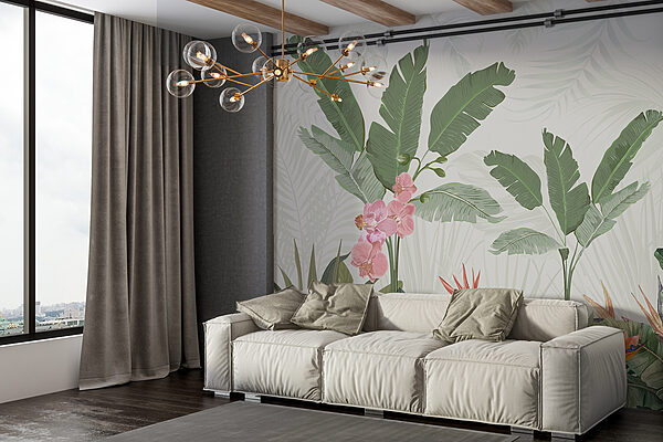 Wallpaper cu flori și plante Wallpaper cu flori și plante