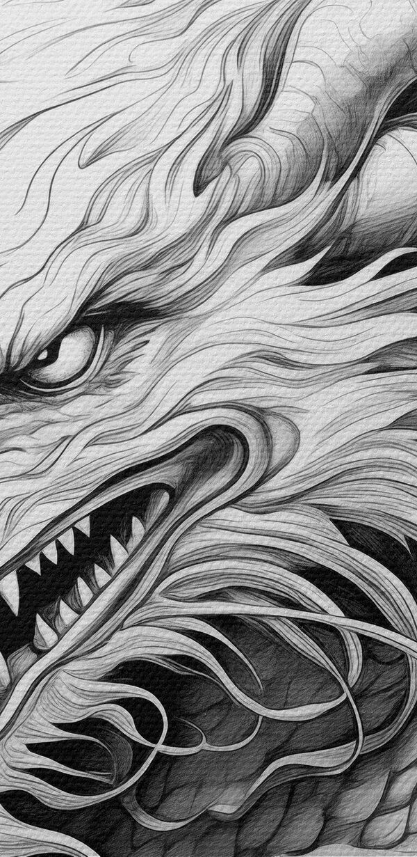 Desenul unui dragon Desenul unui dragon