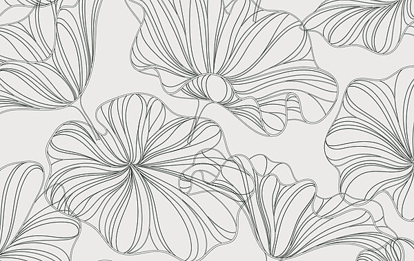 Model de flori pe un fundal alb Model de flori pe un fundal alb